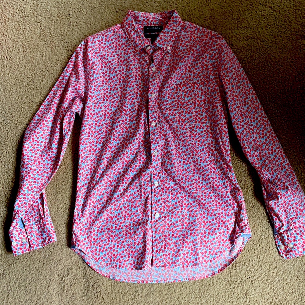 Bonobos stretch long sleeve button down